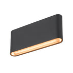 OVAL 18 WL, Wandaufbauleuchte 2700/3000 K, 10 W, schwarz