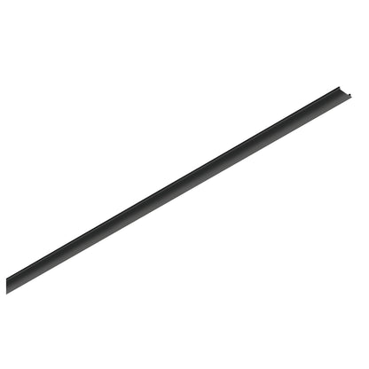 48V TRACK Schienenabdeckung, 26 mm, für Aufbauschiene tief und Einbauschiene, 2 m, schwarz