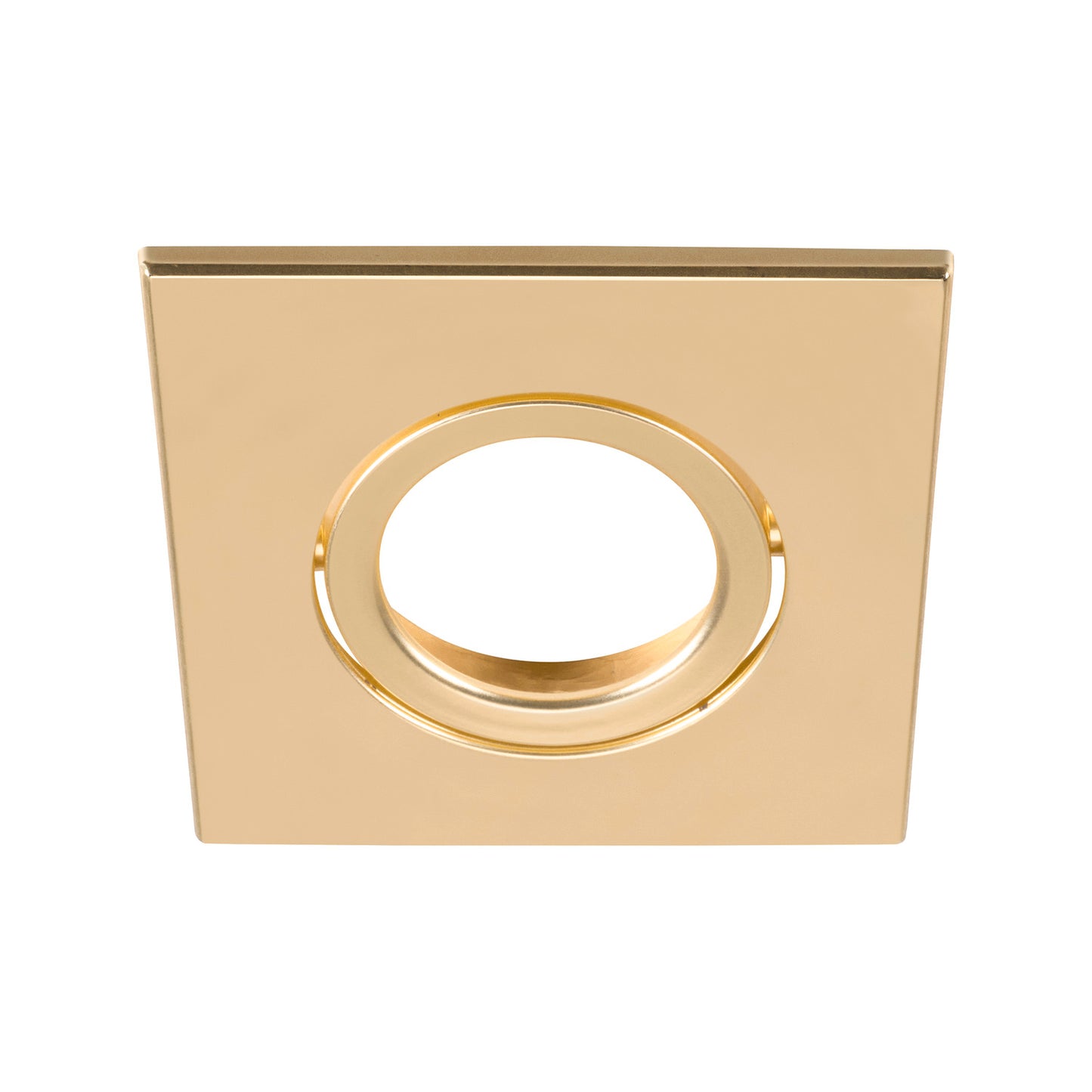 UNIVERSAL DOWNLIGHT Abdeckung, für Downlight IP20, schwenkbar, eckig, gold matt