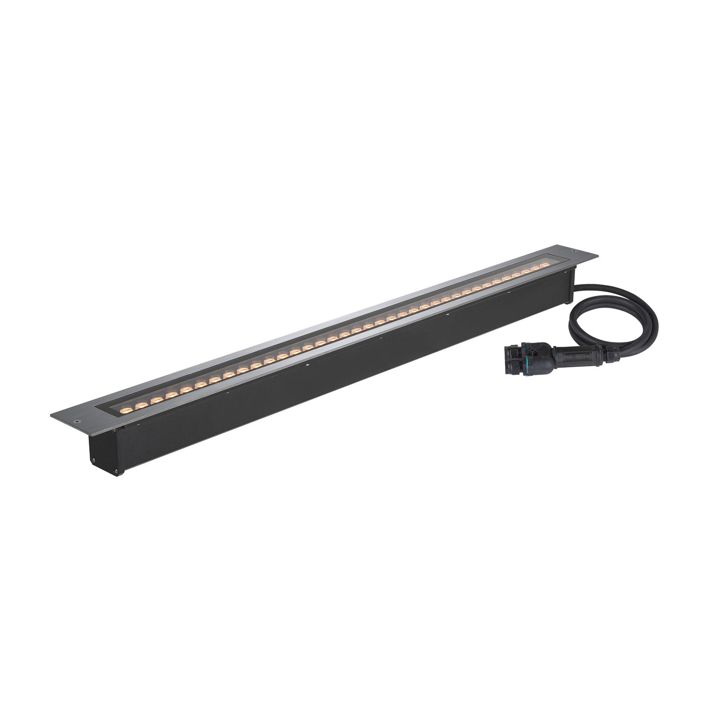 DASAR® 1200, Bodeneinbauleuchte, 34 W, 3000 K, IP65/IP67, quadratisch, edelstahl