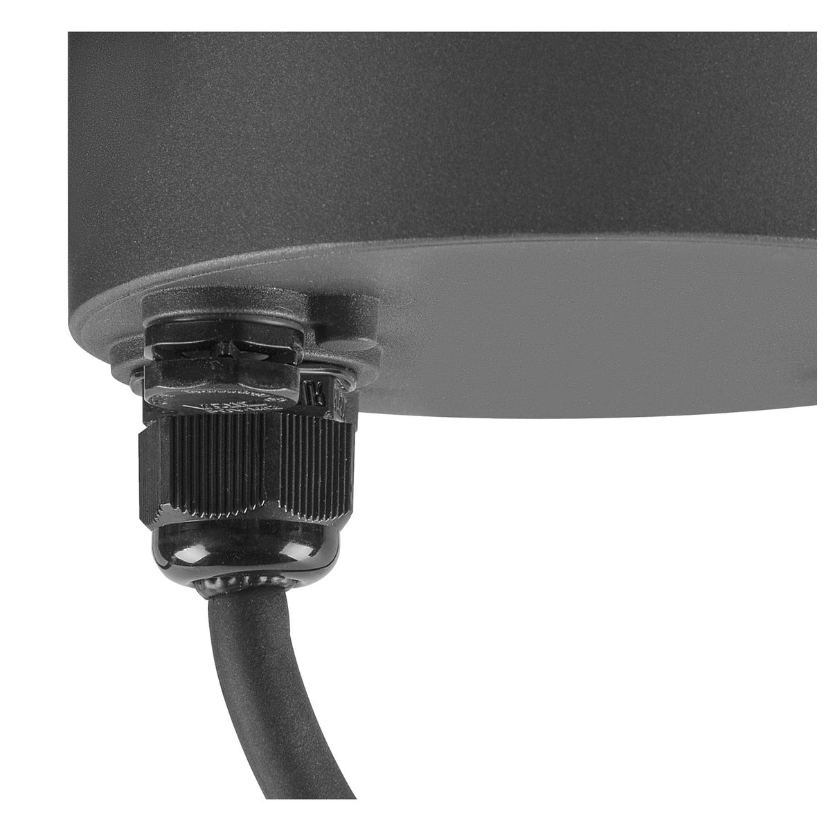 M-POL S Polehead 180°, entblendet, Leuchtenkopf, anthrazit, 10 W, 700 lm, 2700 K, CRI 80