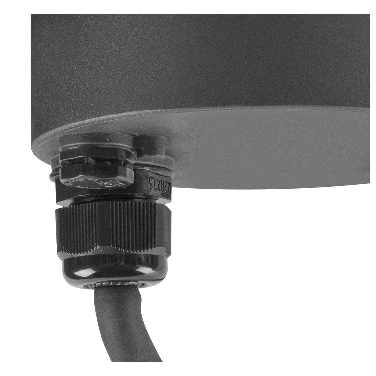 M-POL S Polehead 180°, entblendet, Leuchtenkopf, anthrazit, 10 W, 700 lm, 2700 K, CRI 80, DALI