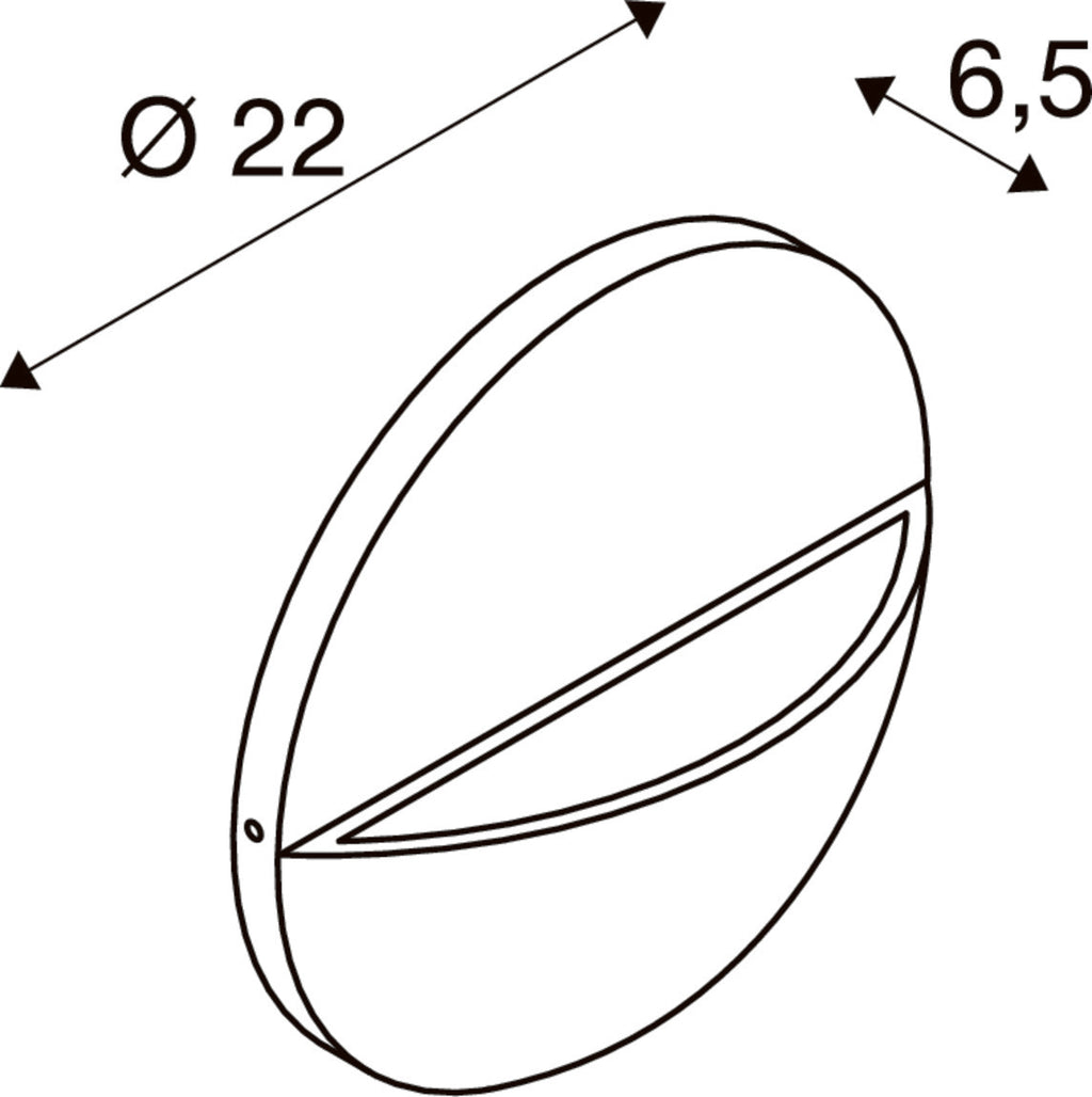 LID II, Wandaufbauleuchte, 2700/3000 K, 15 W, PHASE, 100°, anthrazit