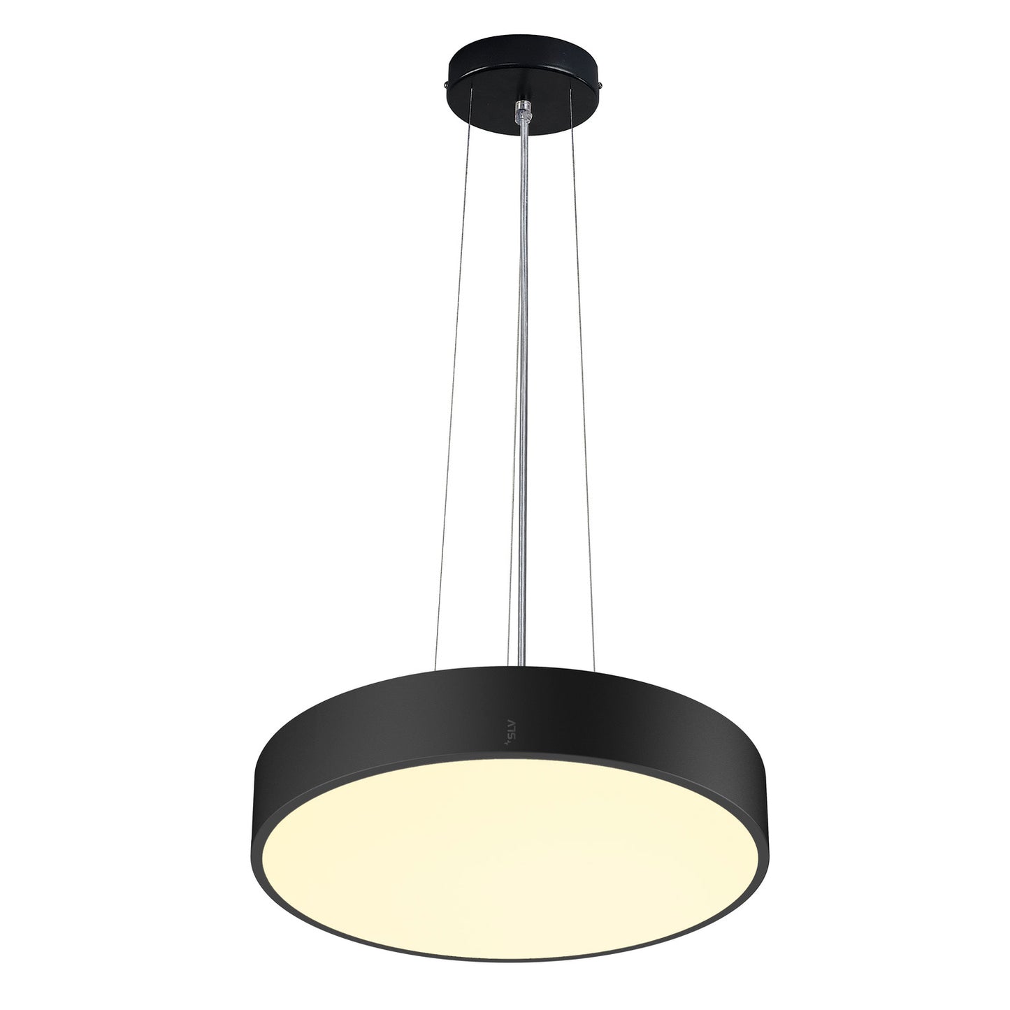 MEDO® PRO 40, Wand- und Deckenaufbauleuchte, rund, 3000/4000 K, 19 W, Phasenabschnitt, 80°, UGR <19, schwarz
