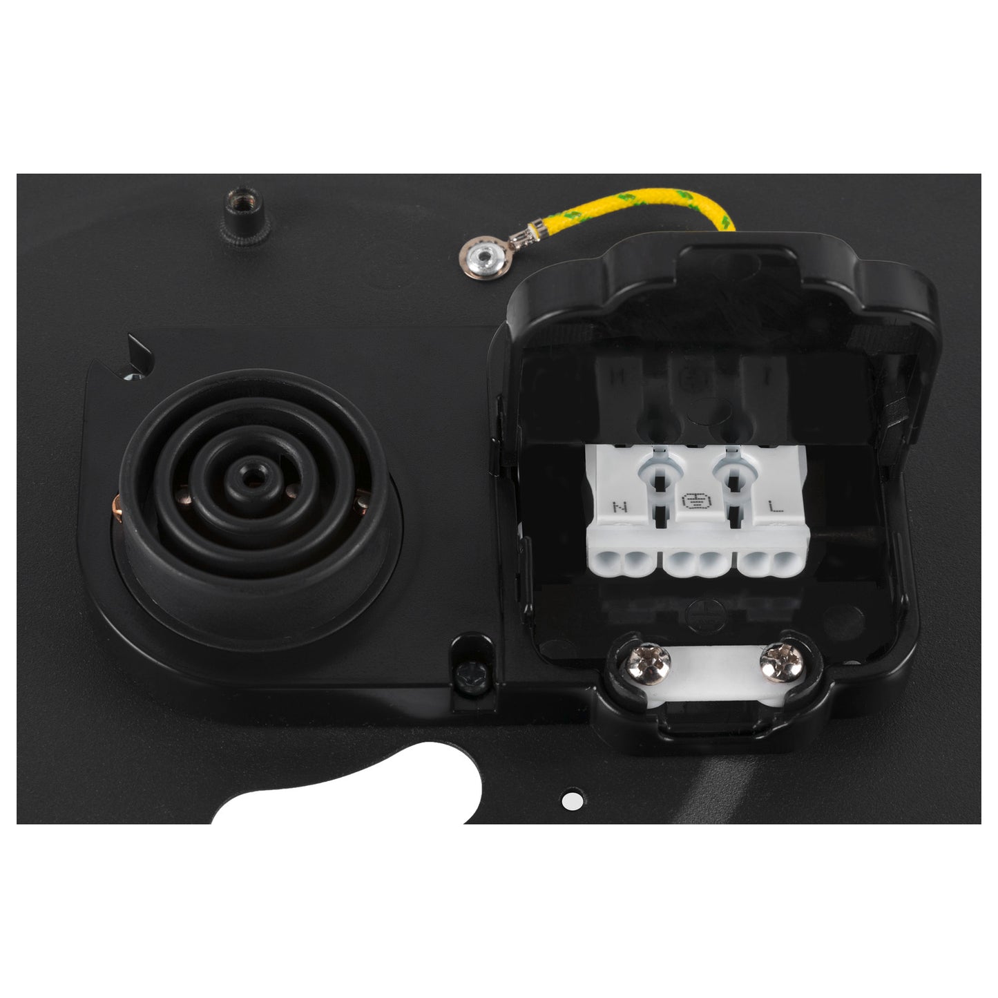 MEDO® PRO 40, Wand- und Deckenaufbauleuchte, rund, 3000/4000 K, 19 W, Phasenabschnitt, 80°, UGR <19, schwarz