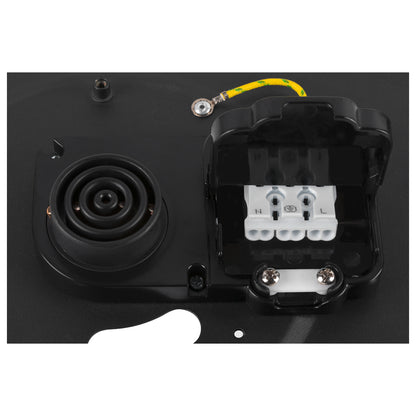 MEDO® PRO 40, Wand- und Deckenaufbauleuchte, rund, 3000/4000 K, 19 W, Phasenabschnitt, 80°, UGR <19, schwarz