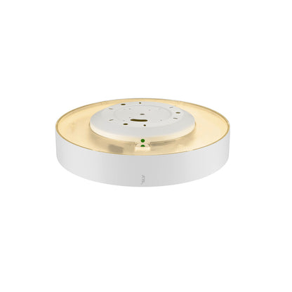 MEDO® PRO 40, Wand- und Deckenaufbauleuchte, rund, 3000/4000 K, 19 W, Phasenabschnitt, 80°, UGR <19, weiß