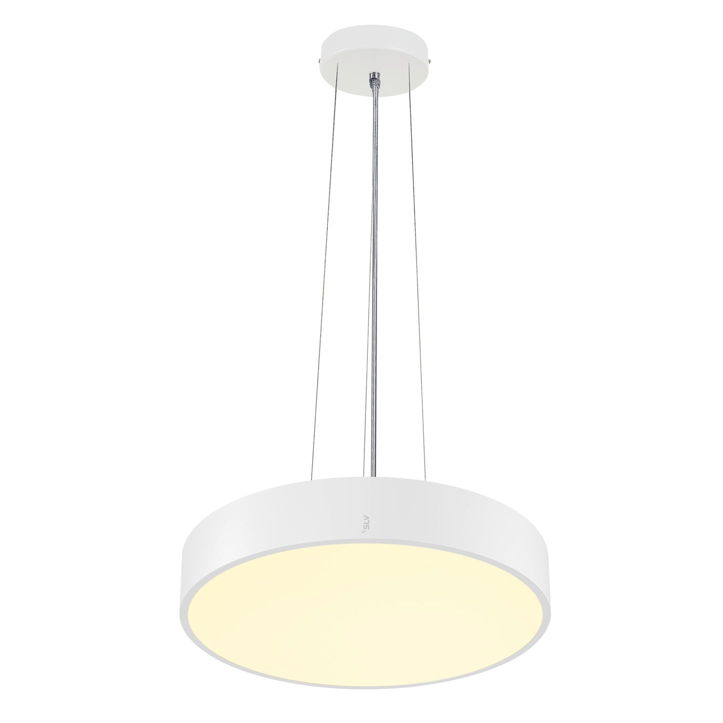 MEDO® PRO 40, Wand- und Deckenaufbauleuchte, rund, 3000/4000 K, 19 W, Phasenabschnitt, 80°, UGR <19, weiß