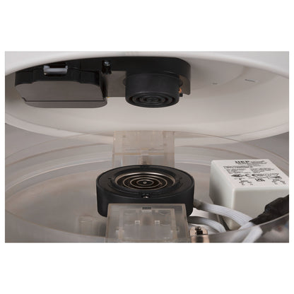 MEDO® PRO 40, Wand- und Deckenaufbauleuchte, rund, 3000/4000 K, 19 W, Phasenabschnitt, 80°, UGR <19, weiß