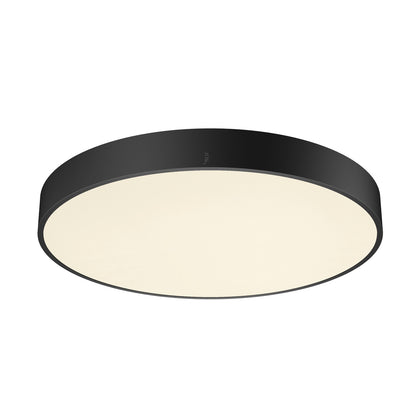 MEDO® PRO 60, Wand- und Deckenaufbauleuchte, rund, 3000/4000 K, 37 W, Phasenabschnitt, 80°, UGR <19, schwarz