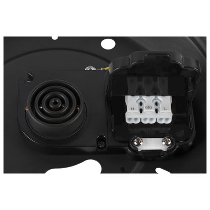 MEDO® PRO 60, Wand- und Deckenaufbauleuchte, rund, 3000/4000 K, 37 W, Phasenabschnitt, 80°, UGR <19, schwarz