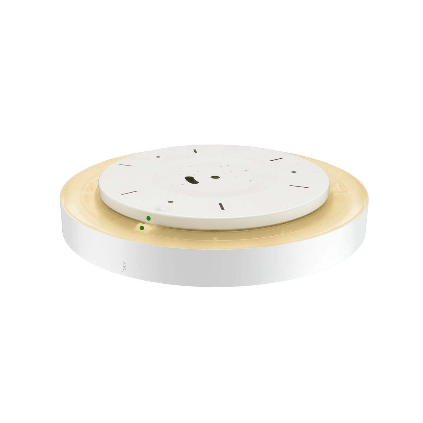MEDO® PRO 60, Wand- und Deckenaufbauleuchte, rund, 3000/4000 K, 37 W, Phasenabschnitt, 80°, UGR <19, weiß