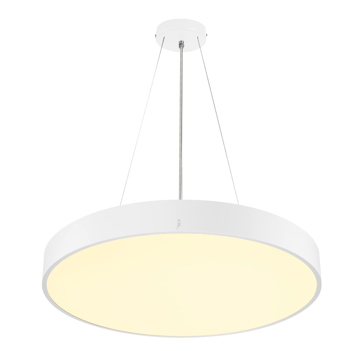 MEDO® PRO 60, Wand- und Deckenaufbauleuchte, rund, 3000/4000 K, 37 W, Phasenabschnitt, 80°, UGR <19, weiß