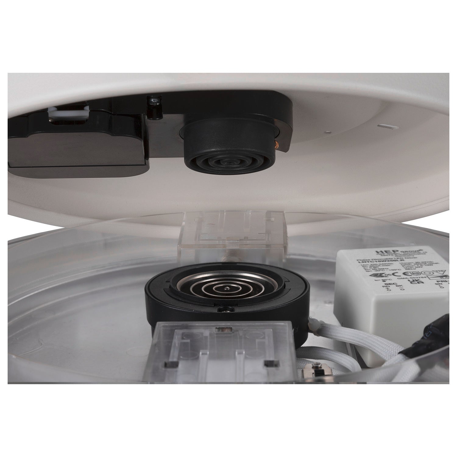 MEDO® 30, Wand- und Deckenaufbauleuchte, rund, 2700/3000/4000 K, 12 W, Phasenabschnitt, 110°, weiß