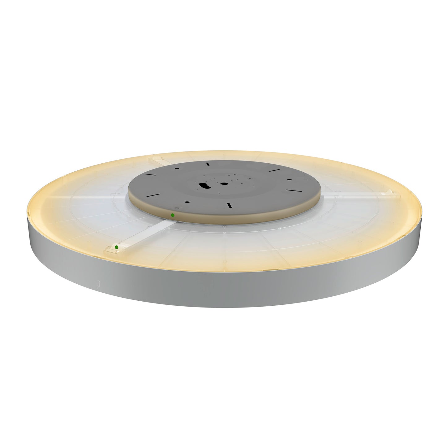 MEDO® 90, Deckenaufbauleuchte, rund, 2700/3000/4000 K, 79 W, Phasenabschnitt, 110°, grau