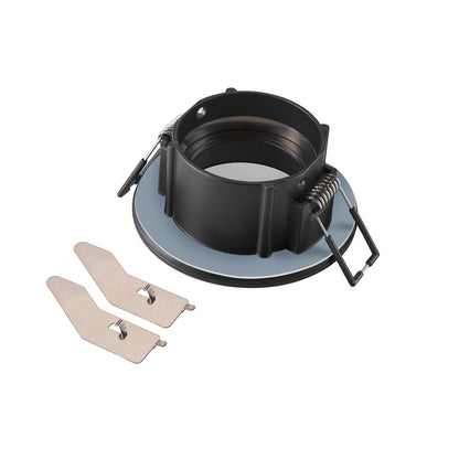 NEW TRIA® 68, Deckeneinbauring, D: 8.3 H: 3.55 cm, IP 65, inkl. Glas, schwarz