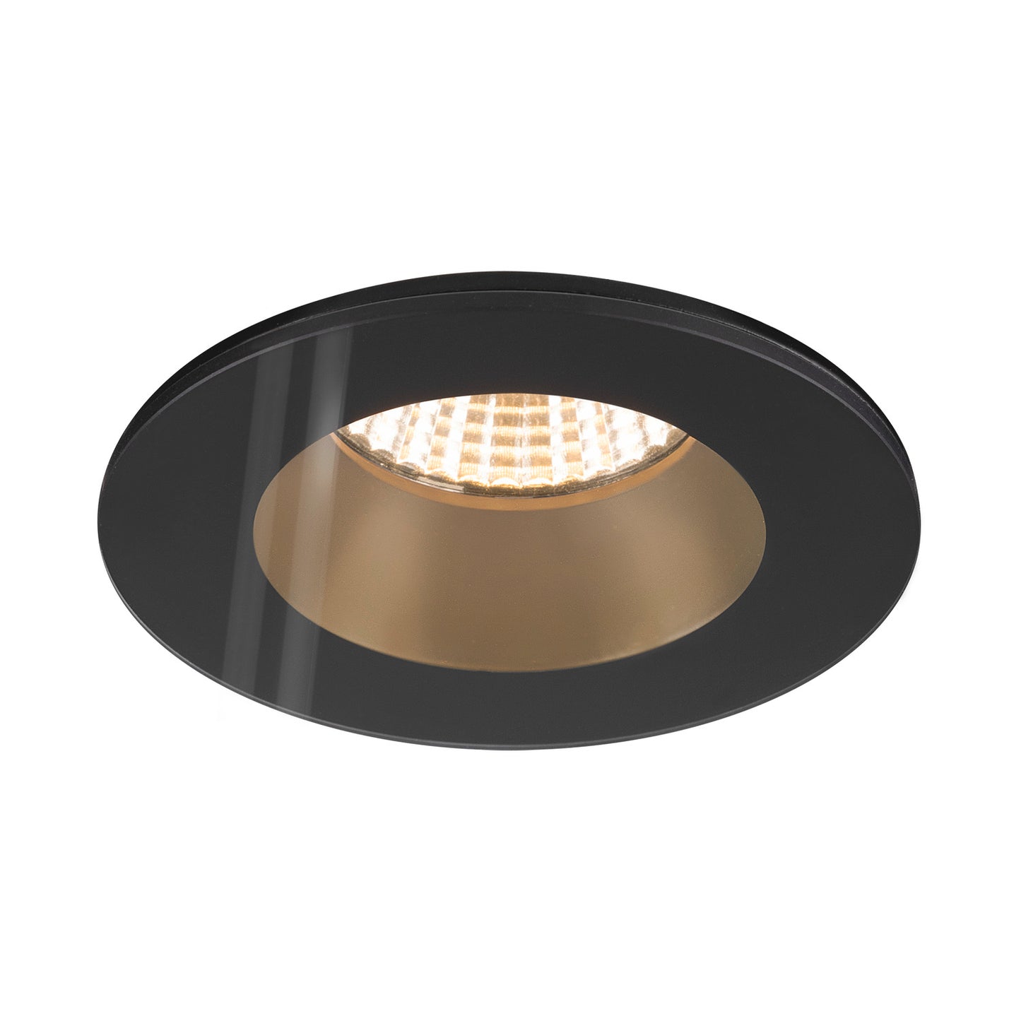 NEW TRIA® 68, Deckeneinbauring, D: 8.3 H: 3.55 cm, IP 65, inkl. Glas, schwarz