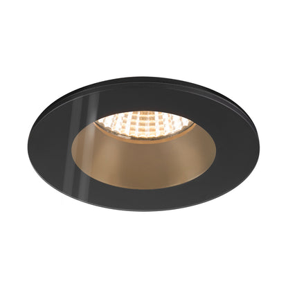 NEW TRIA® 68, Deckeneinbauring, D: 8.3 H: 3.55 cm, IP 65, inkl. Glas, schwarz