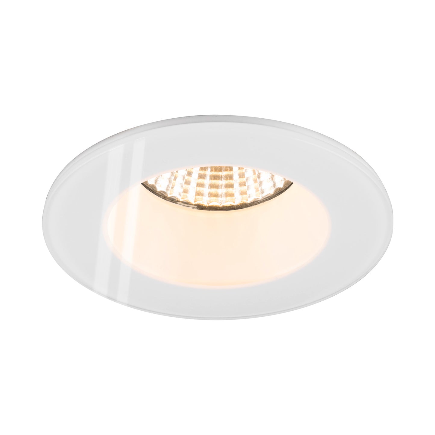 NEW TRIA® 68, Deckeneinbauring, D: 8.3 H: 3.55 cm, IP 65, inkl. Glas, weiß