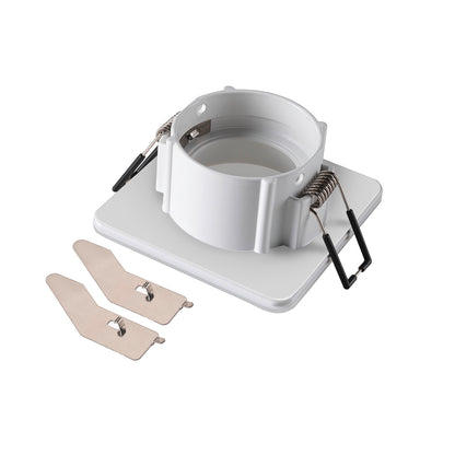 NEW TRIA® 68, Deckeneinbauring, L: 8.3 B: 8.3 H: 3.55 cm, IP 65, inkl. Glas, weiß