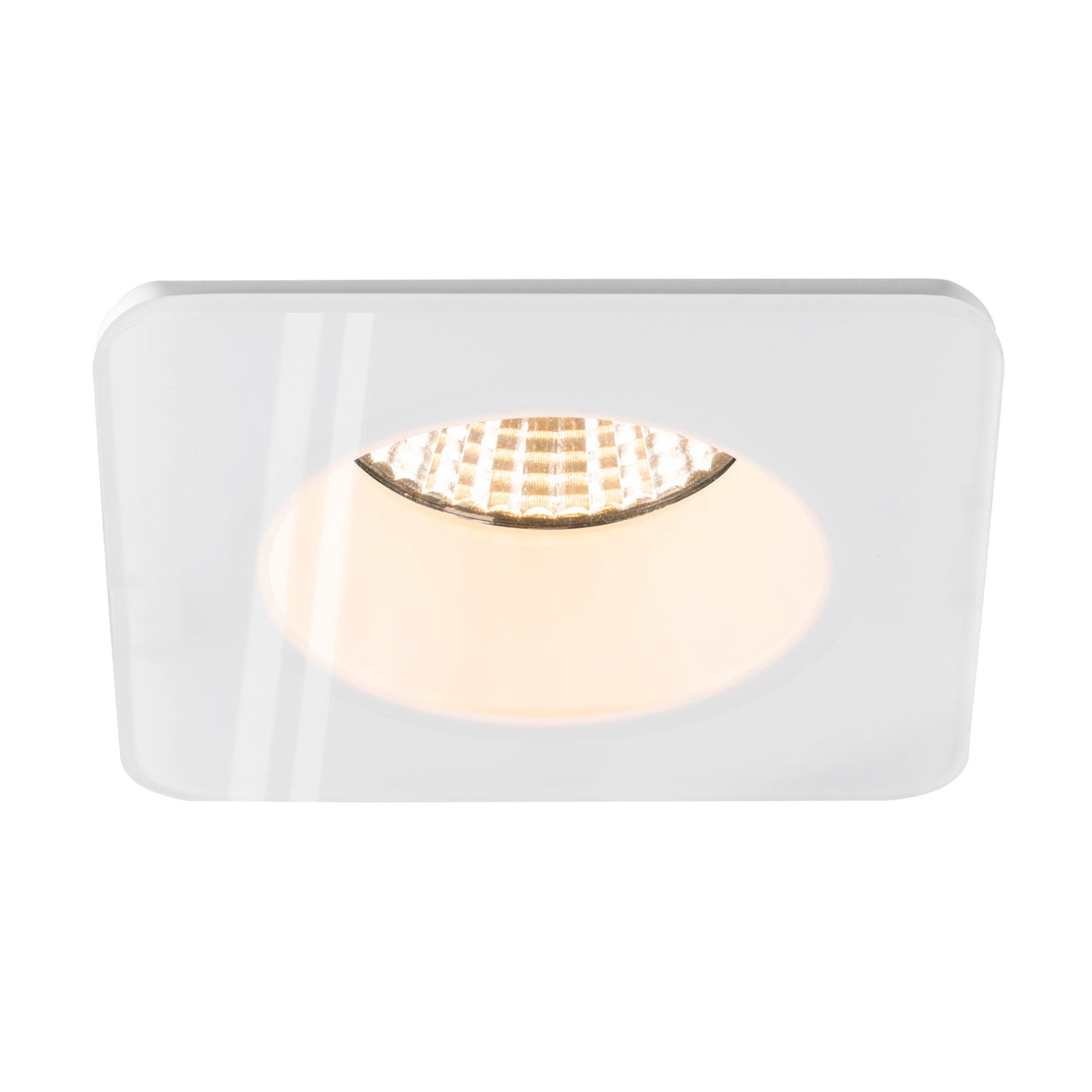 NEW TRIA® 68, Deckeneinbauring, L: 8.3 B: 8.3 H: 3.55 cm, IP 65, inkl. Glas, weiß