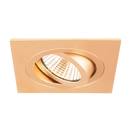 NEW TRIA® 75, Deckeneinbauring, L: 9 B: 9 H: 2.6 cm, IP 20, roségold