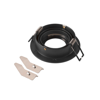 NEW TRIA® 75, Deckeneinbauring, D: 9.3 H: 2.6 cm, IP 20, schwarz