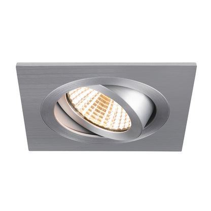 NEW TRIA® 75, Deckeneinbauring, L: 9 B: 9 H: 2.6 cm, IP 20, aluminium