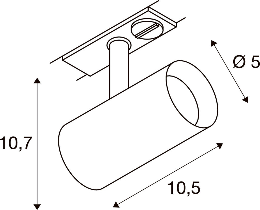 NOBLO® SPOT, 1~ Spot, rund, 2000-3000 K, 8.4 W, Dim-to-Warm, Phasenabschnitt, 36°, weiß