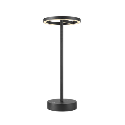 VINOLINA ONE, Tischleuchte, Akku, IP54, 2700 K, TOUCH, schwarz