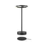 VINOLINA ONE, Tischleuchte, Akku, IP54, 2700 K, TOUCH, schwarz