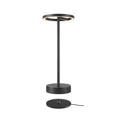 VINOLINA ONE, Tischleuchte, Akku, IP54, 2700 K, TOUCH, schwarz