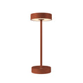 VINOLINA, Tischleuchte, Akku, IP54, 2700/3000 K, TOUCH, rost