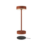 VINOLINA, Tischleuchte, Akku, IP54, 2700/3000 K, TOUCH, rost