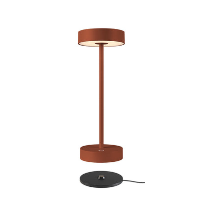 VINOLINA, Tischleuchte, Akku, IP54, 2700/3000 K, TOUCH, rost
