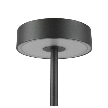 VINOLINA, Tischleuchte, Akku, IP54, 2700/3000 K, TOUCH, schwarz