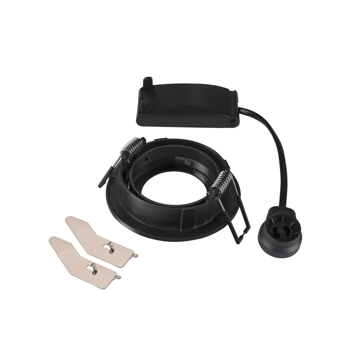 NEW TRIA® 68, Deckeneinbauleuchte, rund, max. 10 W GU10, schwarz