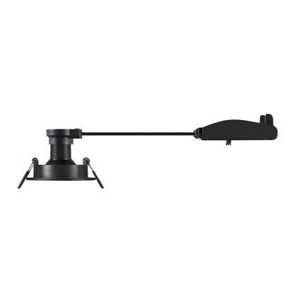 NEW TRIA® 68, Deckeneinbauleuchte, rund, max. 10 W GU10, schwarz