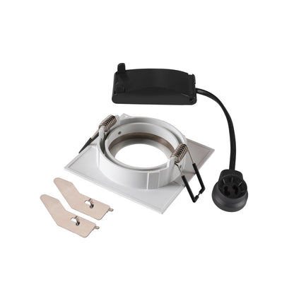 NEW TRIA® 68, Deckeneinbauleuchte, quadratisch, max. 10 W GU10, weiß