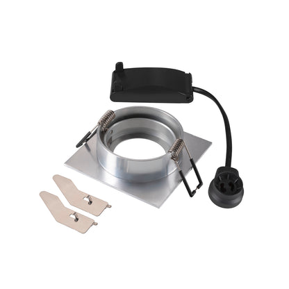 NEW TRIA® 68, Deckeneinbauleuchte, quadratisch, max. 10 W GU10, aluminium