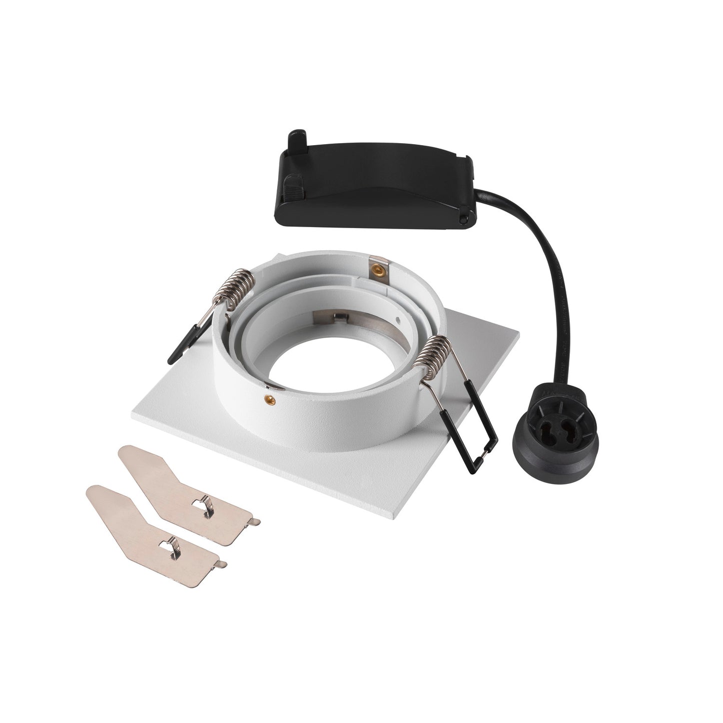 NEW TRIA® 75, Deckeneinbauleuchte, quadratisch, max. 10 W GU10, weiß