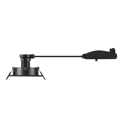 NEW TRIA® 75, Deckeneinbauleuchte, quadratisch, max. 10 W GU10, schwarz