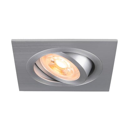 NEW TRIA® 75, Deckeneinbauleuchte, quadratisch, max. 10 W GU10, aluminium