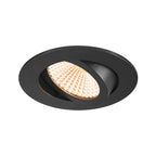 NEW TRIA® 68, Deckeneinbauleuchte, 1800-3000 K, 60°, IP 20, rund, schwarz