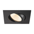 NEW TRIA® 68, Deckeneinbauleuchte, 1800-3000 K, 60°, IP 20, quadratisch, schwarz