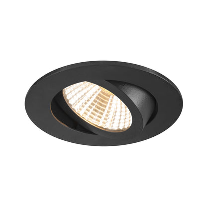 NEW TRIA® UNIVERSAL 68, Deckeneinbauleuchte, 2500/3000/4000 K, 38°, IP 20, rund, schwarz