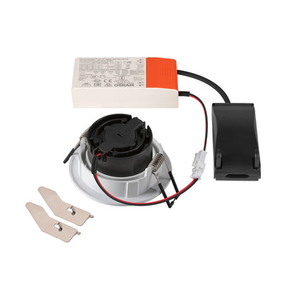 NEW TRIA® UNIVERSAL 68, Deckeneinbauleuchte, 2500/3000/4000 K, 60°, IP 20, rund, weiß
