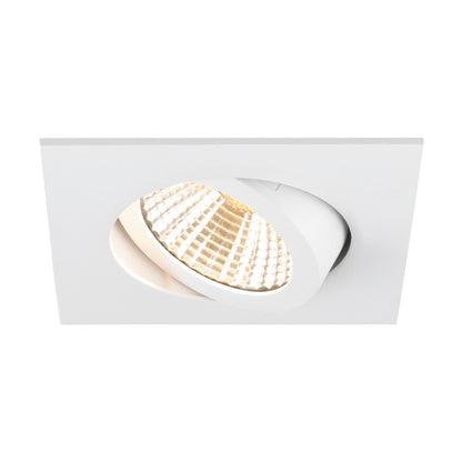 NEW TRIA® UNIVERSAL 68, Deckeneinbauleuchte, 2500/3000/4000 K, 38°, IP 20, quadratisch, weiß