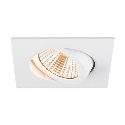 NEW TRIA® UNIVERSAL 68, Deckeneinbauleuchte, 2500/3000/4000 K, 38°, IP 20, quadratisch, weiß