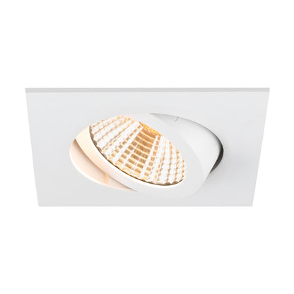 NEW TRIA® UNIVERSAL 68, Deckeneinbauleuchte, 2500/3000/4000 K, 38°, IP 20, quadratisch, weiß